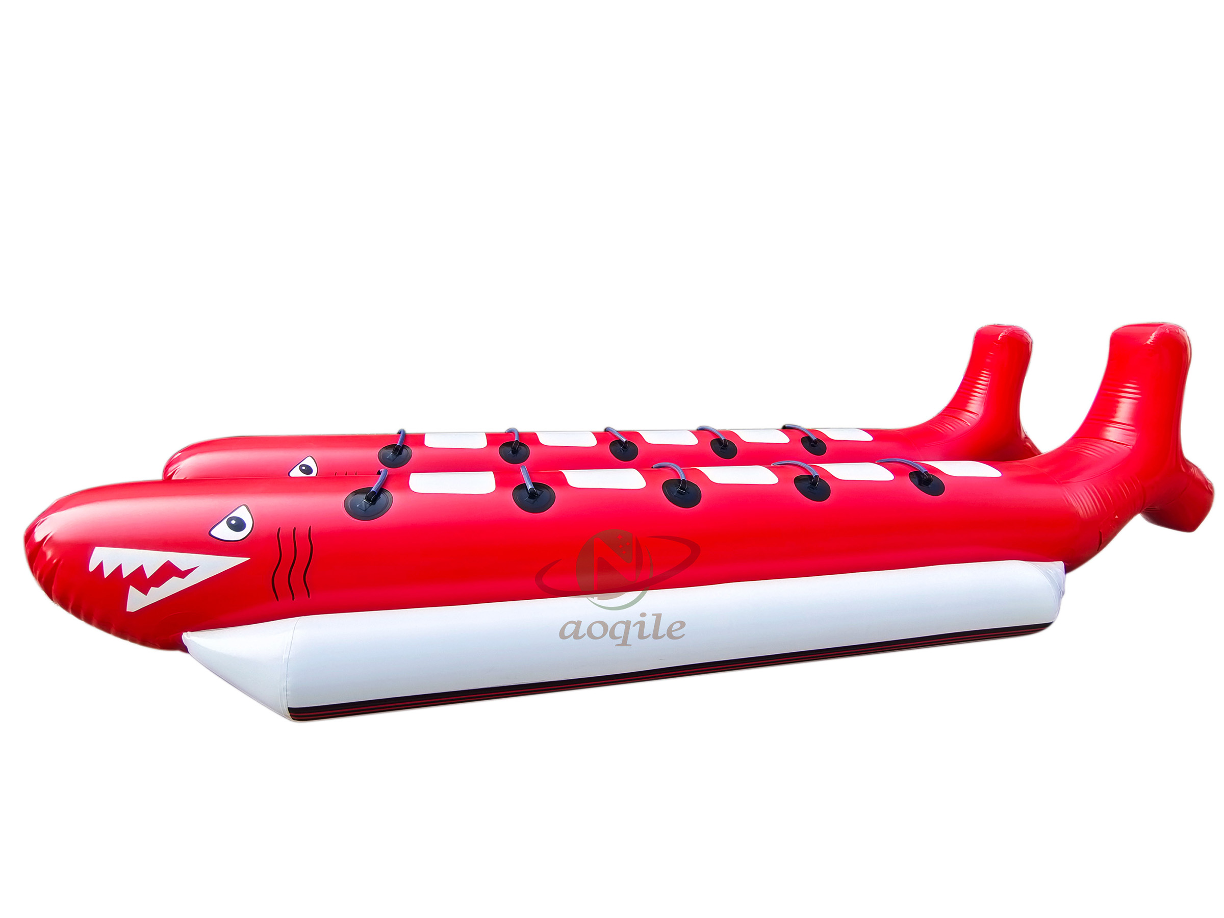 Factory price 10 Person Portable 0.9mm PVC Tarpaulin Water Sports Floating Flying Towable Tube Inflatable Banana Boat