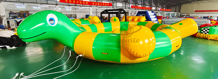 New design ski tube towable inflatable water sport Commercial Towables Turtle inflatable disco boat