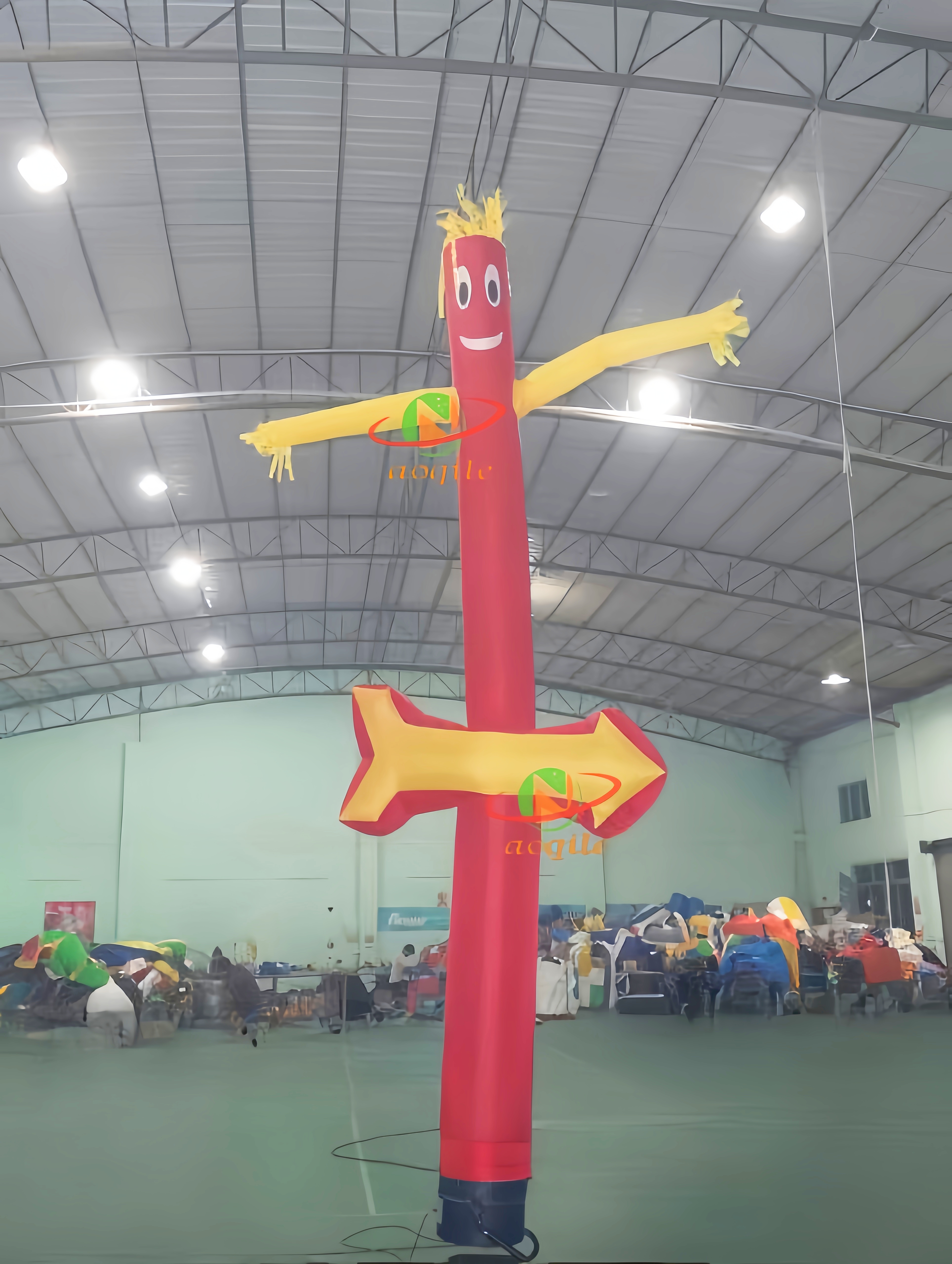 3m Inflatable wave air dancer with blower / Inflatable shaking hand sky dancer for sale