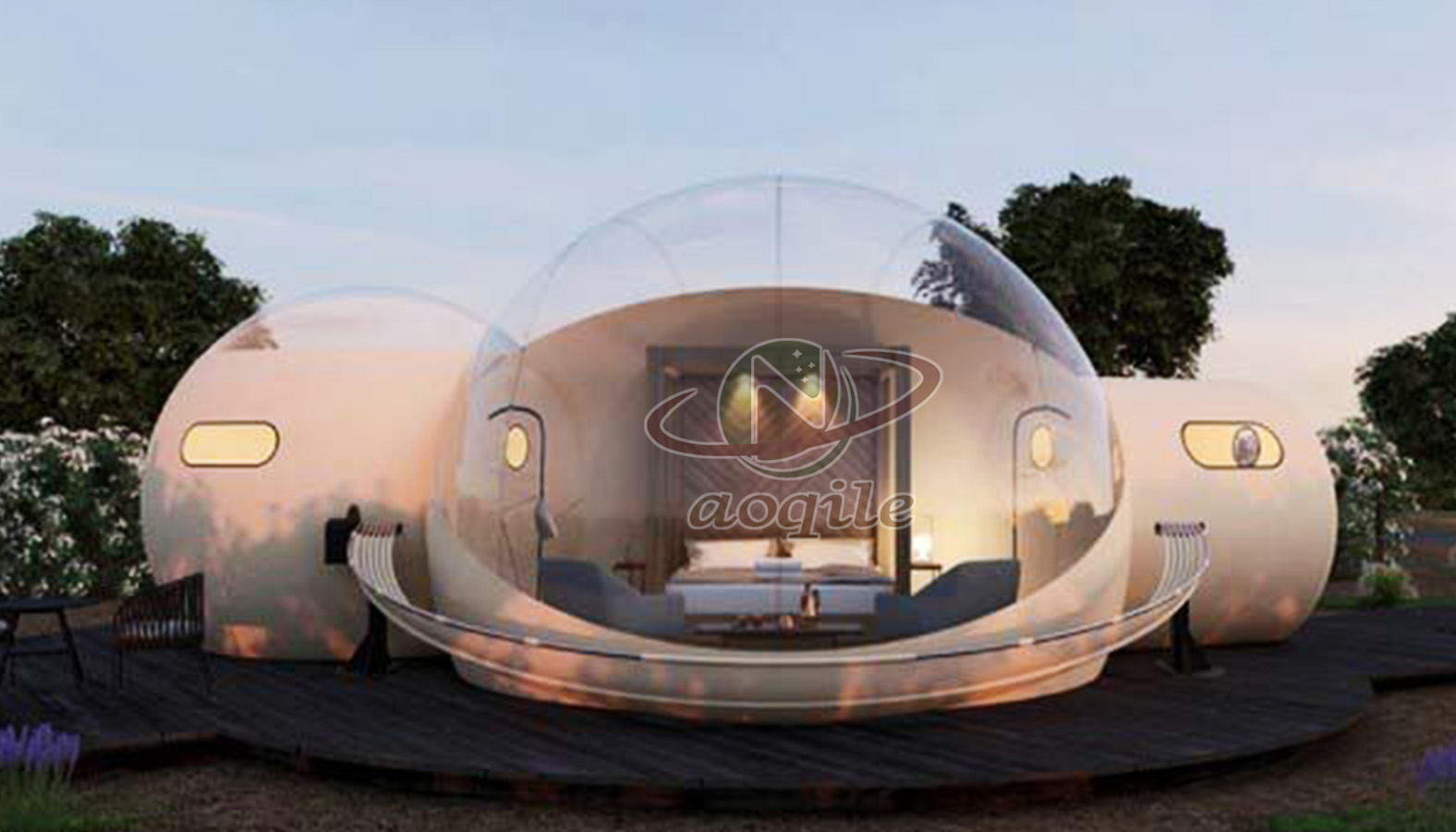 Inflatable Bubble House: Bringing Nature and Romance into Daily Life
