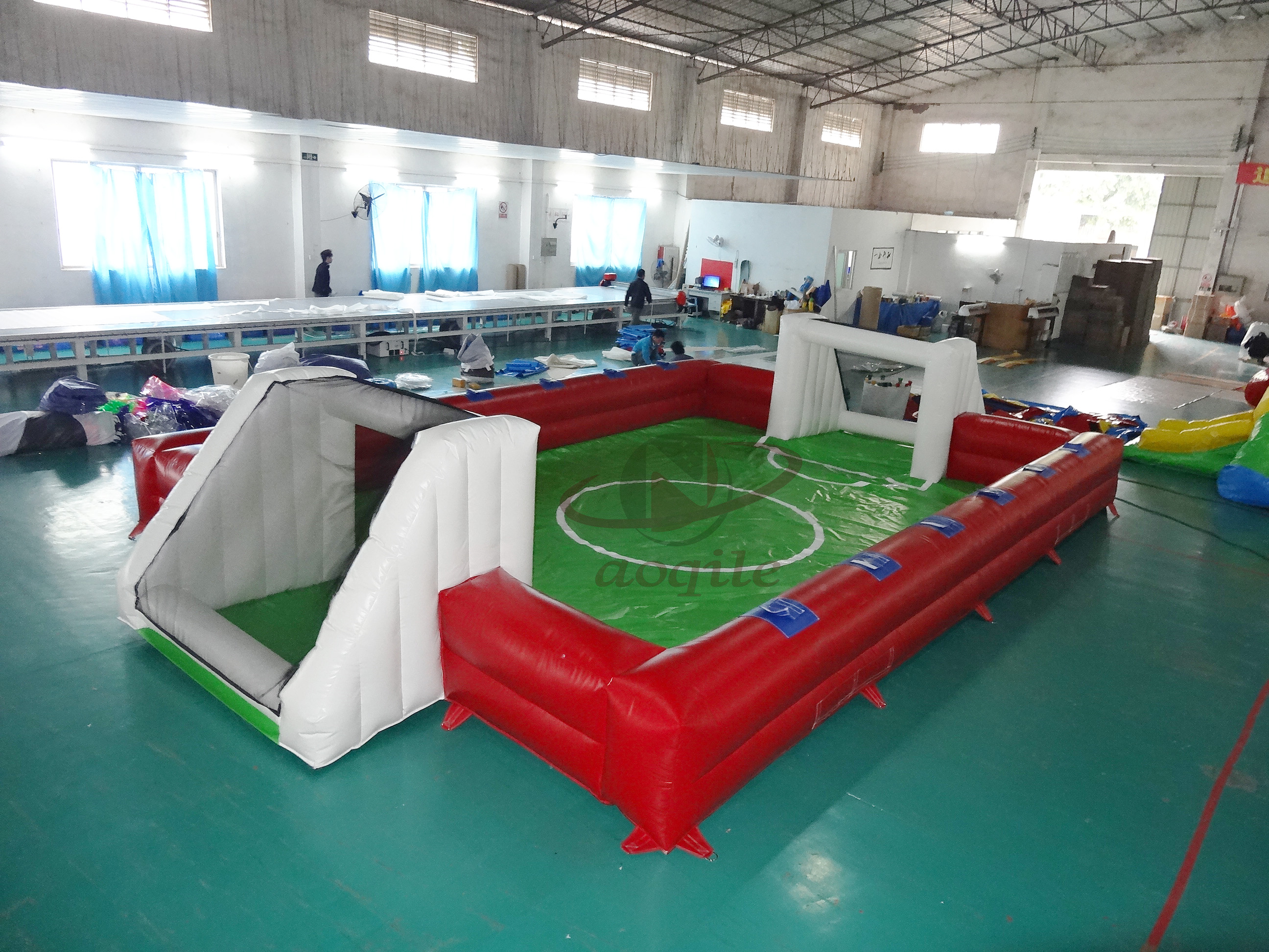 High Quality New Design Inflatable Water Game Inflatable Water Polo Field volleyball court Goal