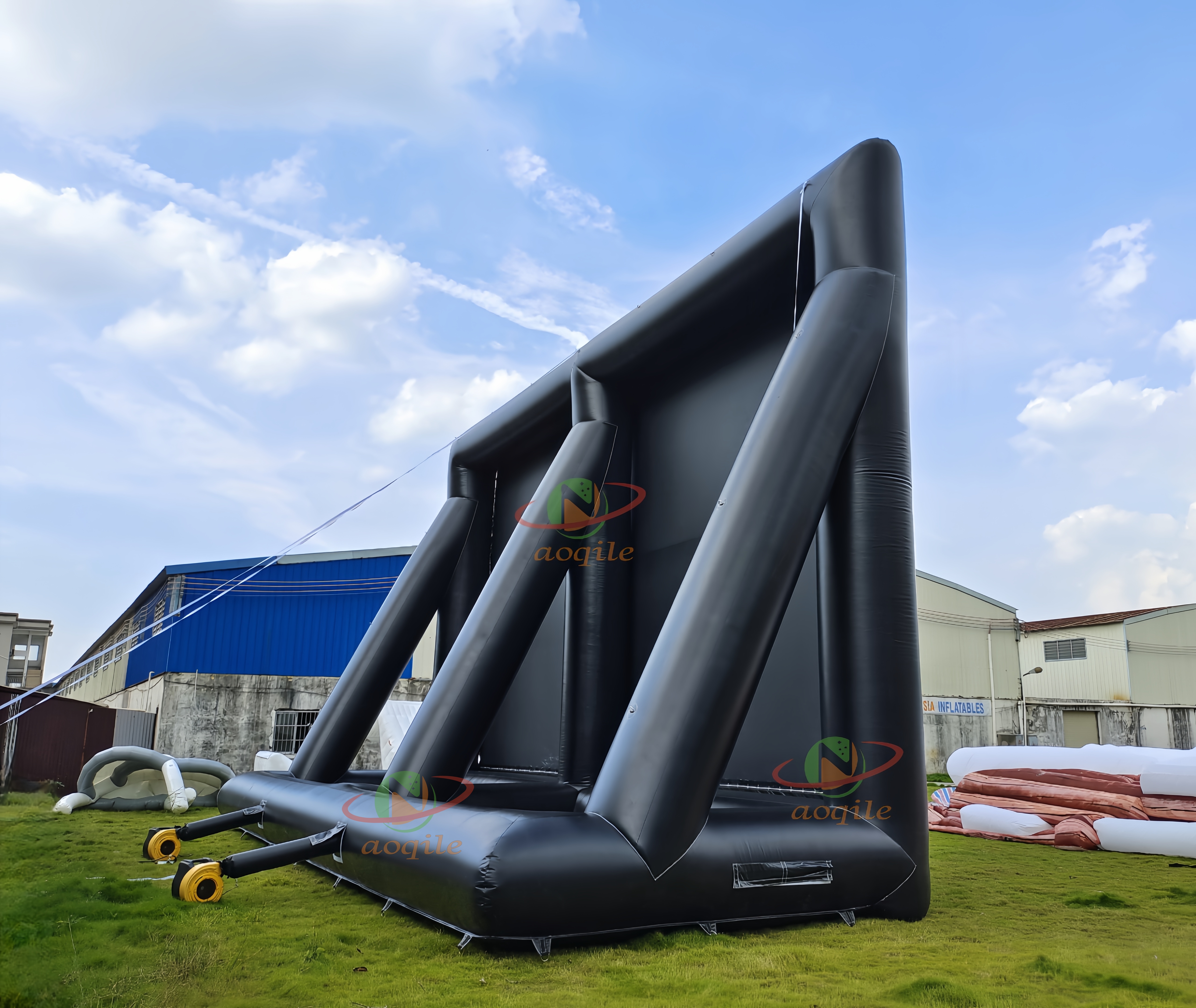 Large Inflatable air screen outdoor cinema equipment inflatable outdoor movie screen movie projector screen