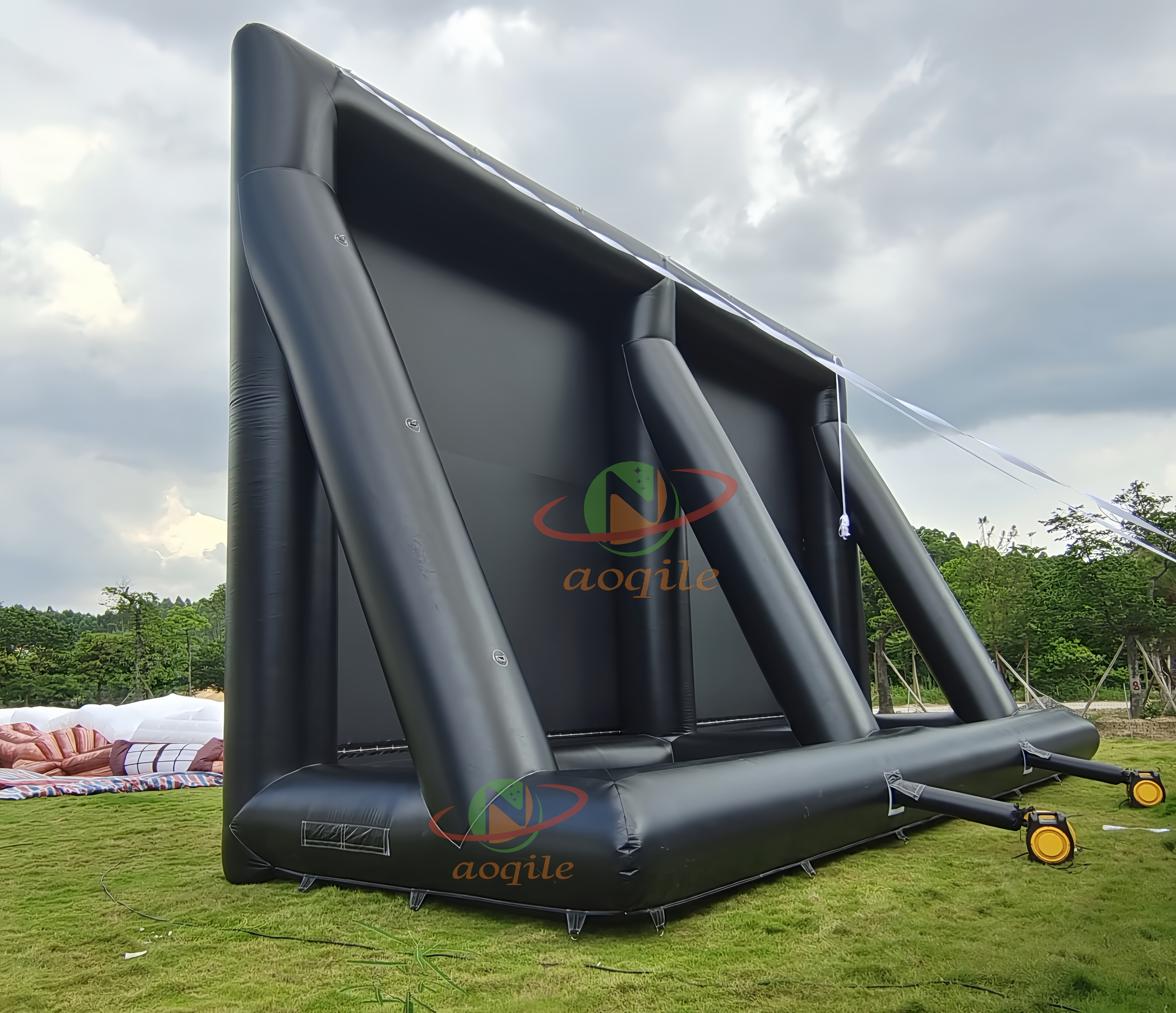 Large Inflatable air screen outdoor cinema equipment inflatable outdoor movie screen movie projector screen