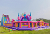 Aoqile High Quality Custom Large Inflatable Theme Park Combo Bouncer Slide Trampoline for Events