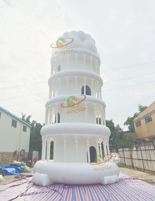 Aoqile Heavy Duty Inflatable Tall Tower Stable Structure for Outdoor Exhibition Opening Ceremony for Events