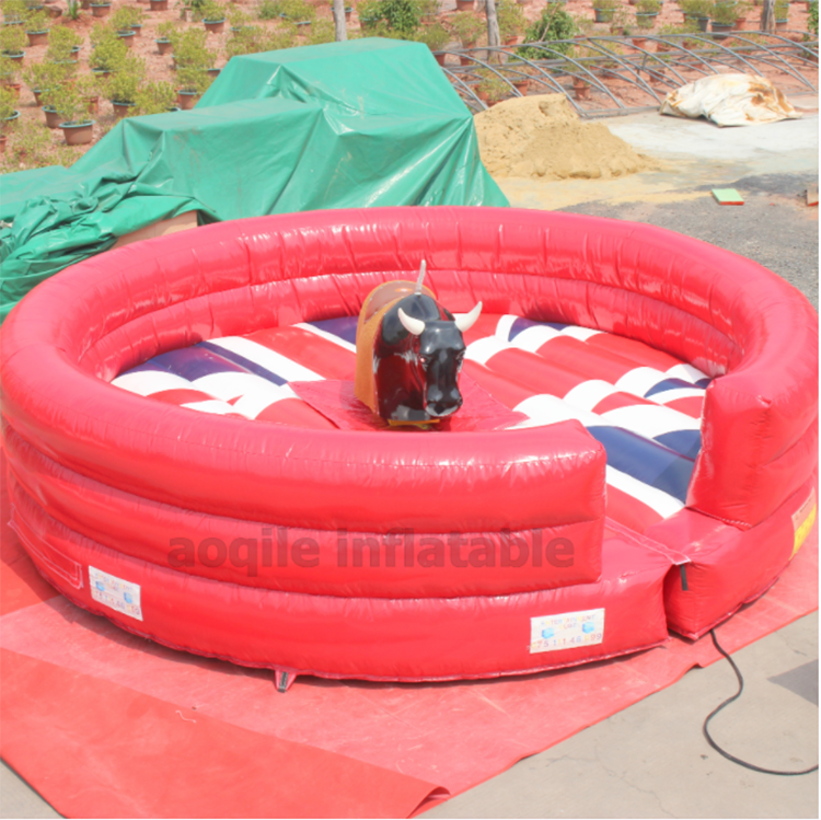 Aoqile Circular Outdoor Entertainment Commercial High-quality Inflatable Bullfighting Machine for Events