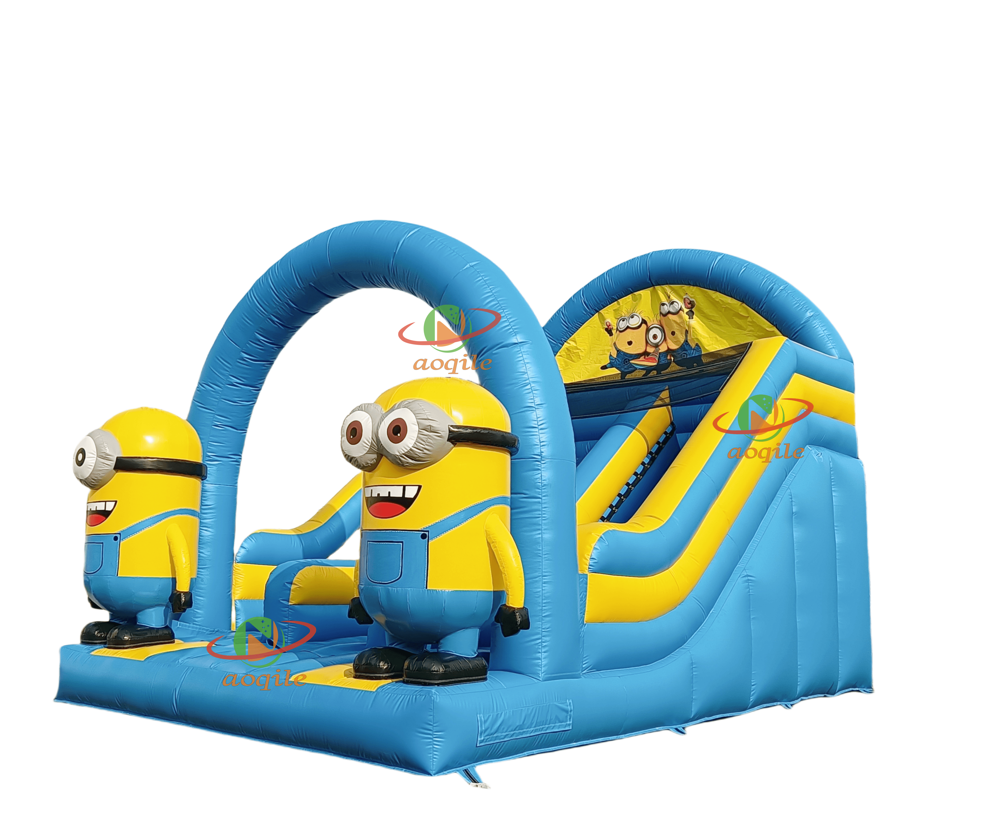 Cute Funny Cartoon Characters Minions Fun Commercial Use of Water Slides