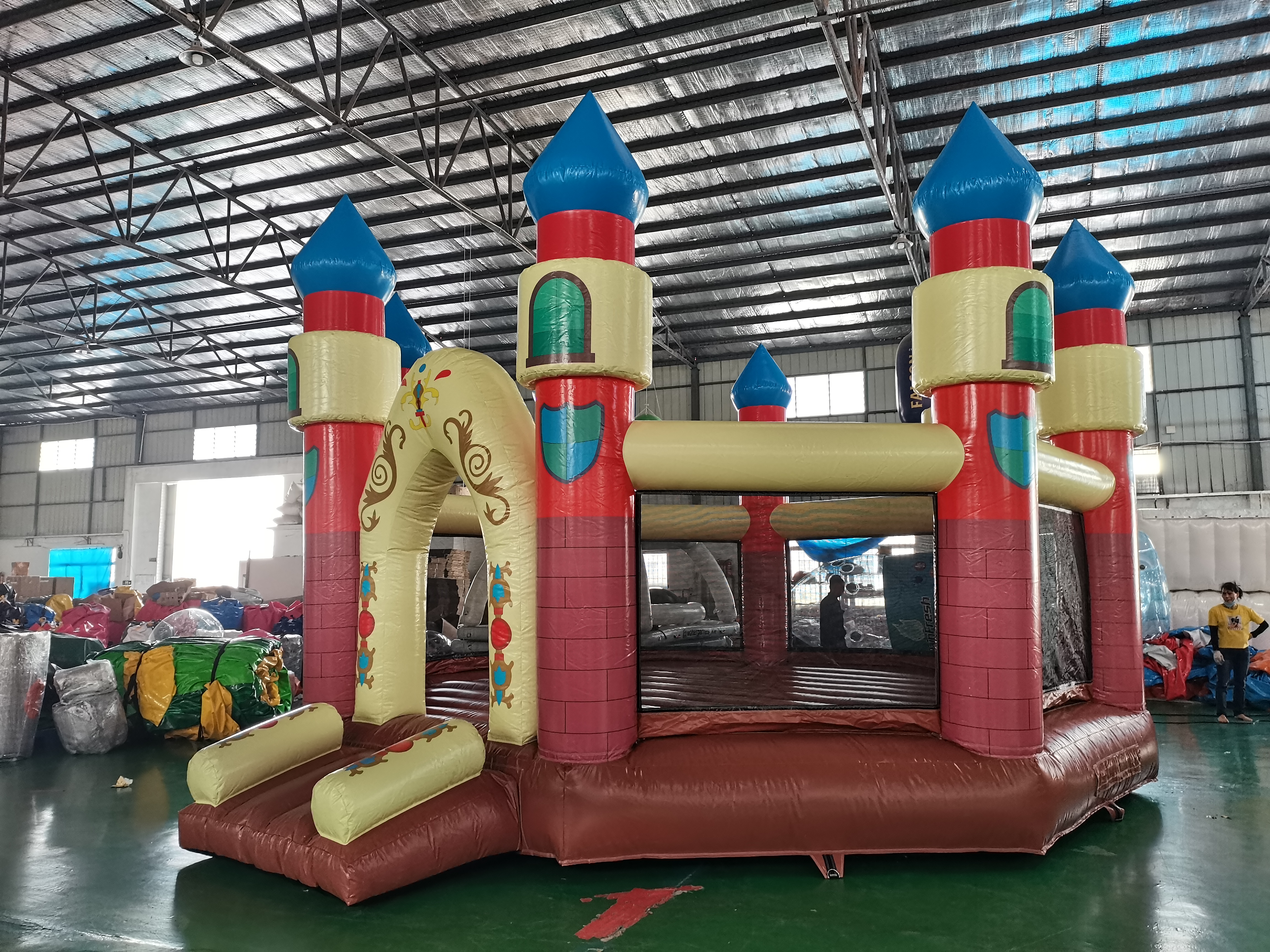 High Quality Custom Large Inflatable Jump Air Bag Castle Style