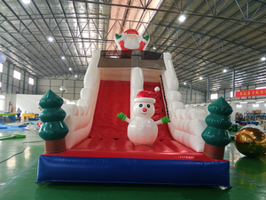 The Hot Sale Snowman Adorns The Doll Slide at Christmas