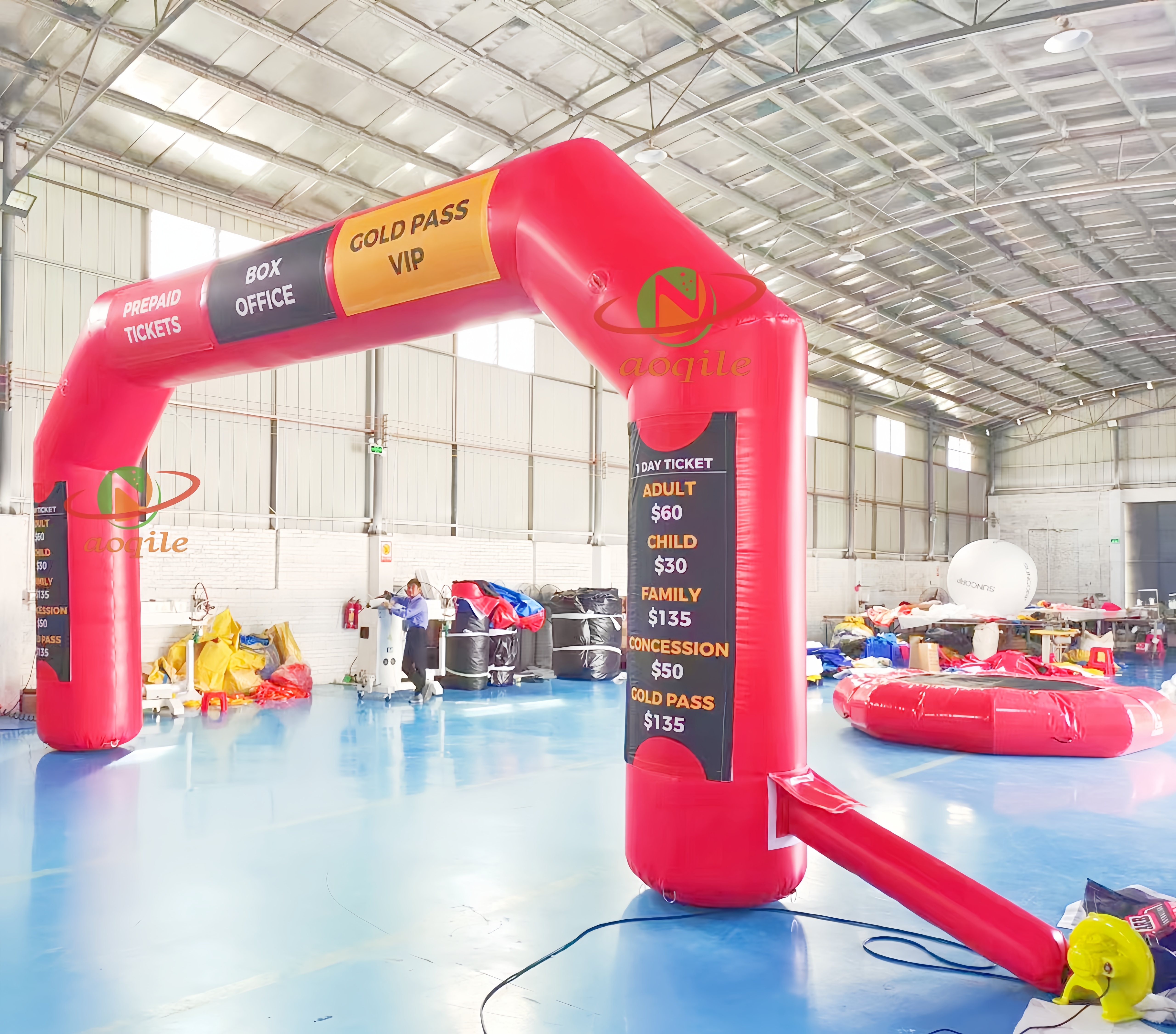 Inflatable Color Printed Advertising Arch Finish Line Arch Event Inflatable Arch