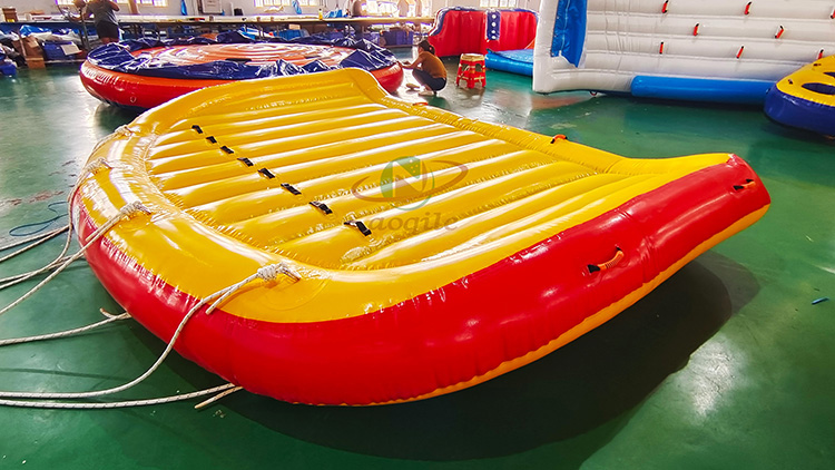 Factory Wholesale Inflatable Rotating Tube Water Ski Towable Entertainment Disco Boat