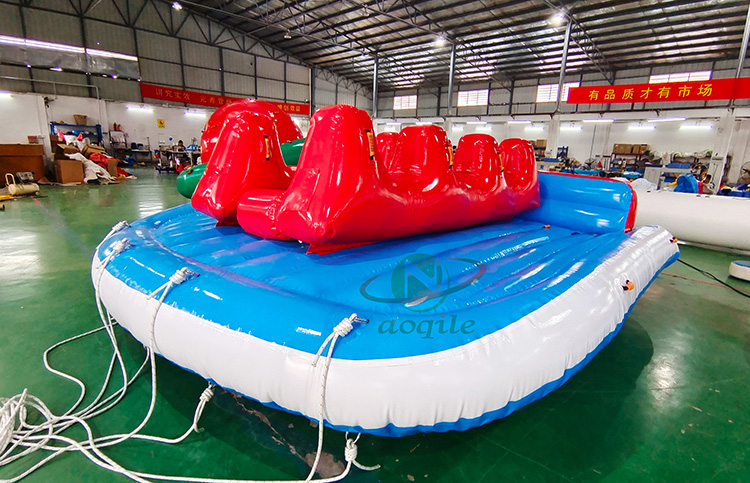 Multicolour Adult Exciting water sports Inflatable Flying Fish Water Ski Towable Flying Saucer