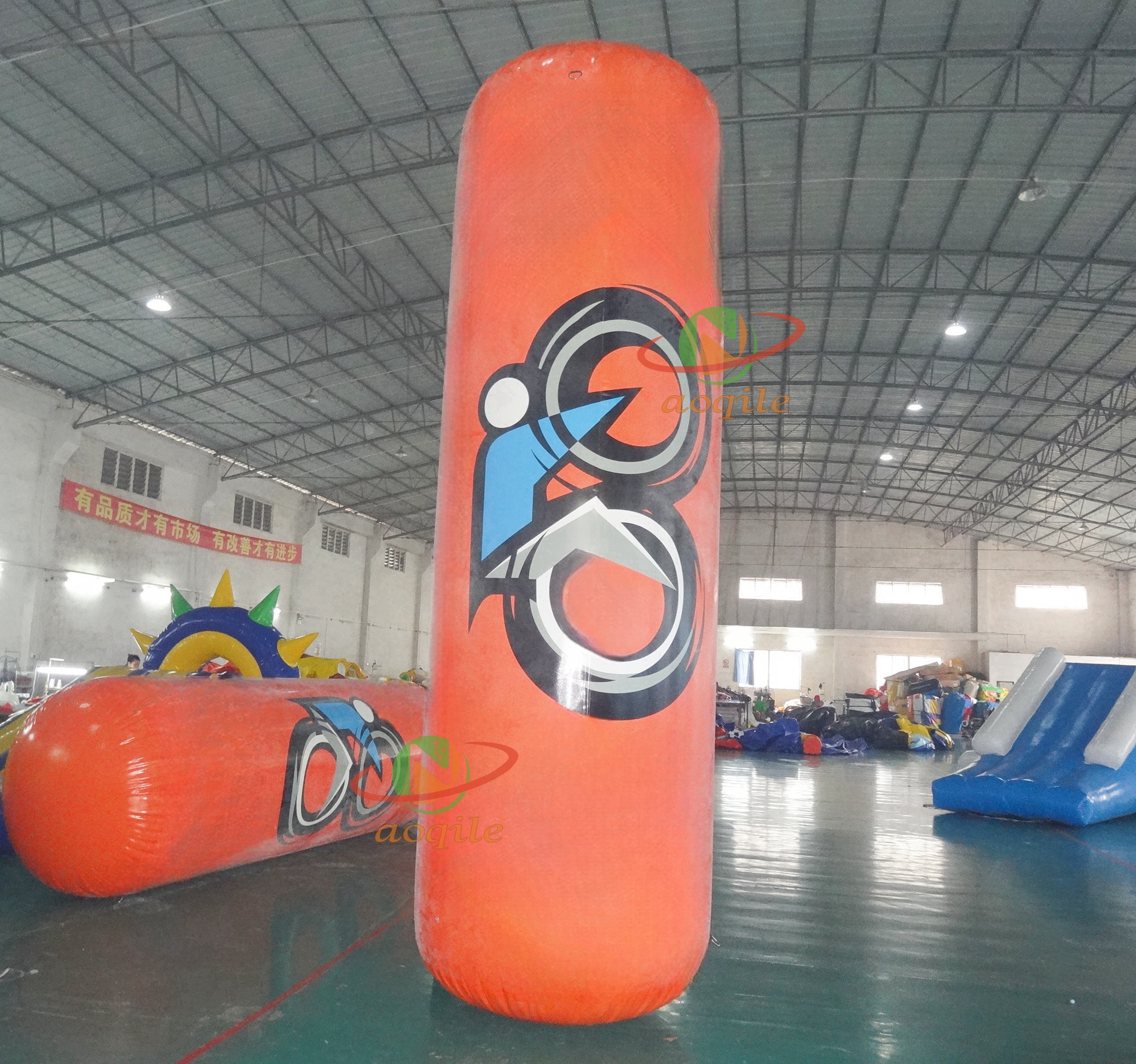 Cylindrical Pvc Inflatable Buoy For Water Sports Floating Inflatable Swimming Mark