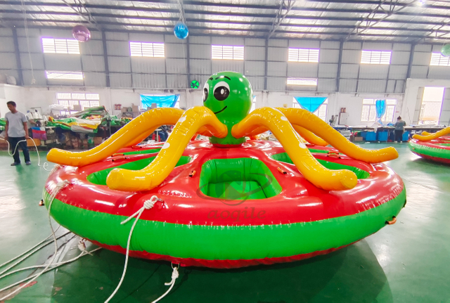 Inflatable Octopus crazy Spinner Disco Towable UFO Water Sports Ski Towable