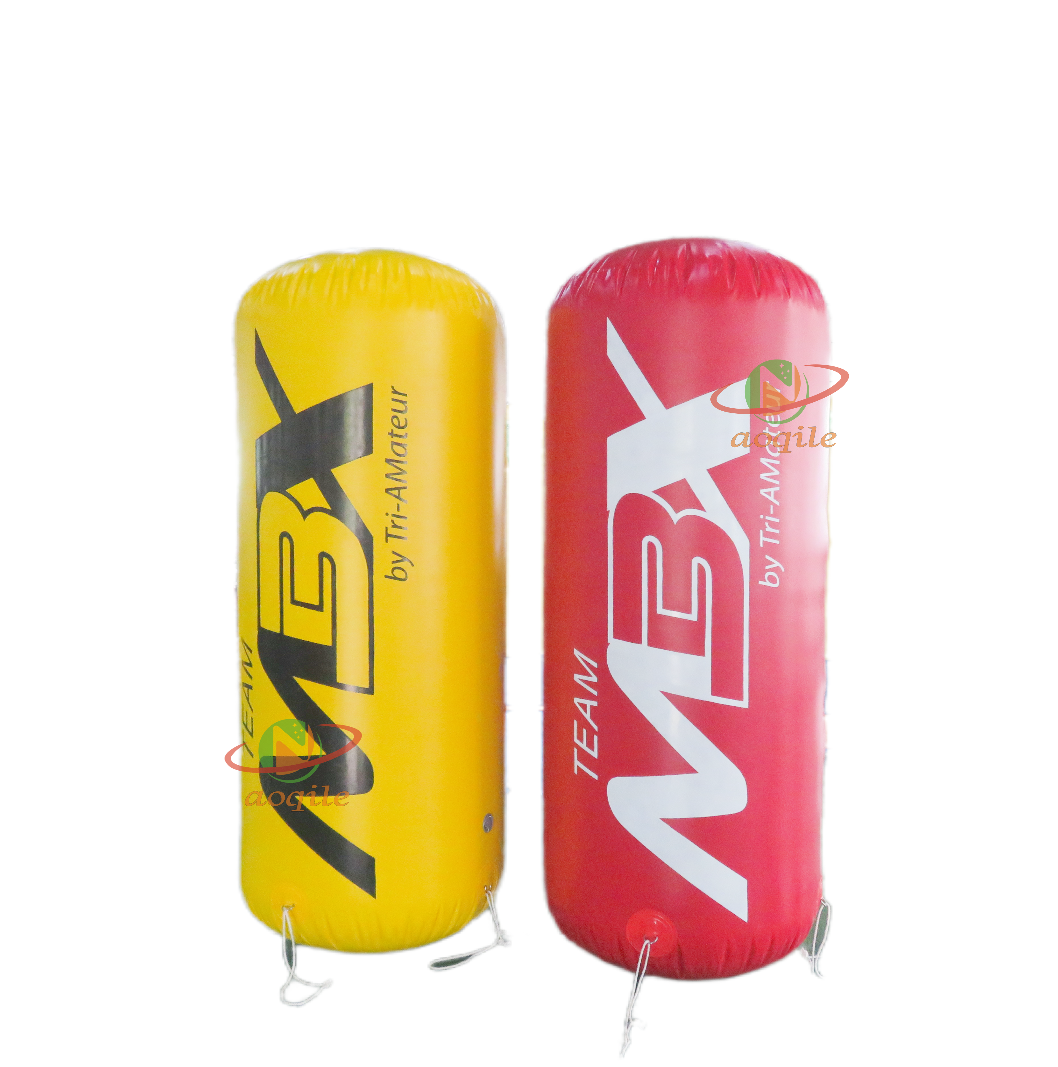 Cylindrical Inflatable Swimming Buoy Special Mark For Open Water Swimming Competitions