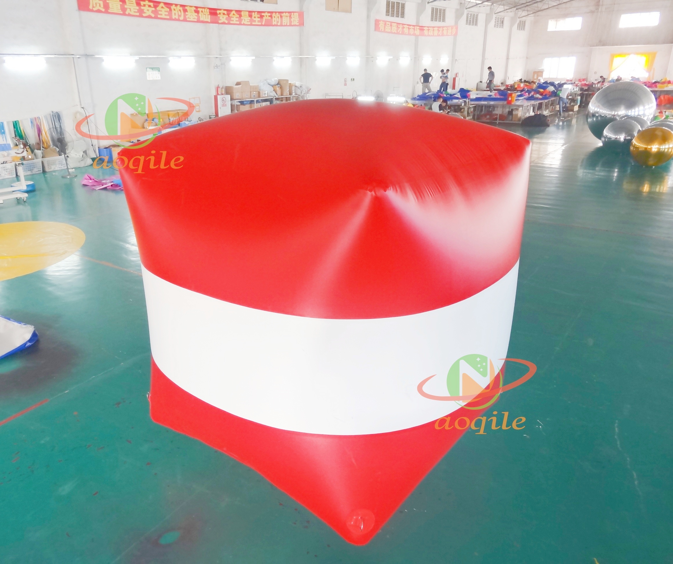 Customized Cube Water Sports Inflatable Floating Buoy Event Special Inflatable Advertising Buoy Mark