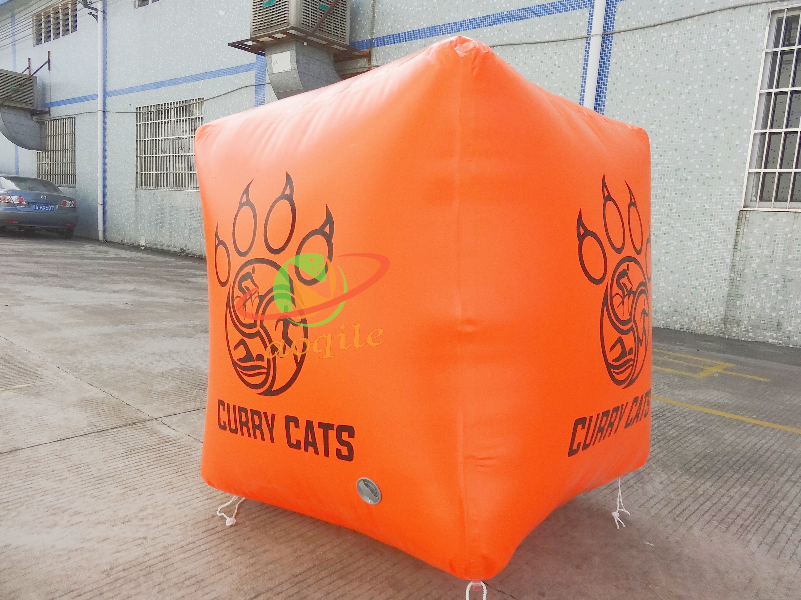 Commercial Cube Inflatable Floating Buoy Inflatable Competition Water Floating Buoy