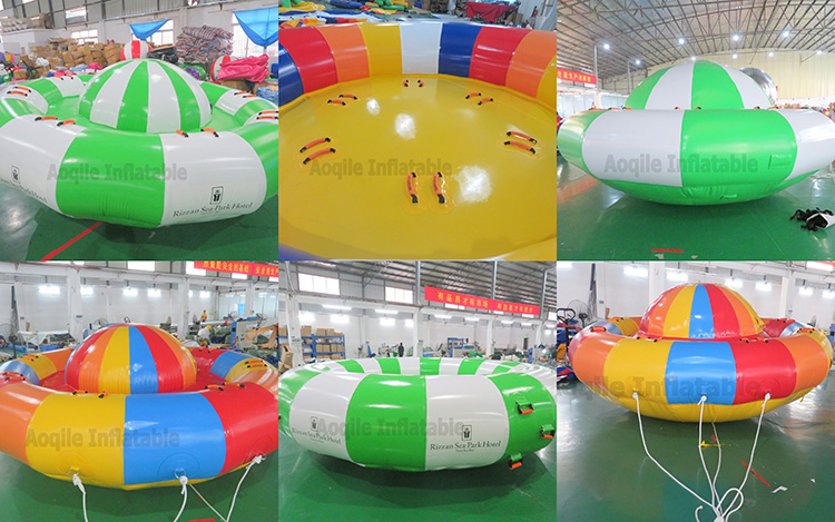 Summer Fun Water Games Floating Spinner Boat Towable Inflatable Disco Boat