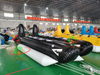 Factory direct sea water park 10 seats inflatable boat water game banana boat with repair it 0.9mm PVC tarpaulin water sports