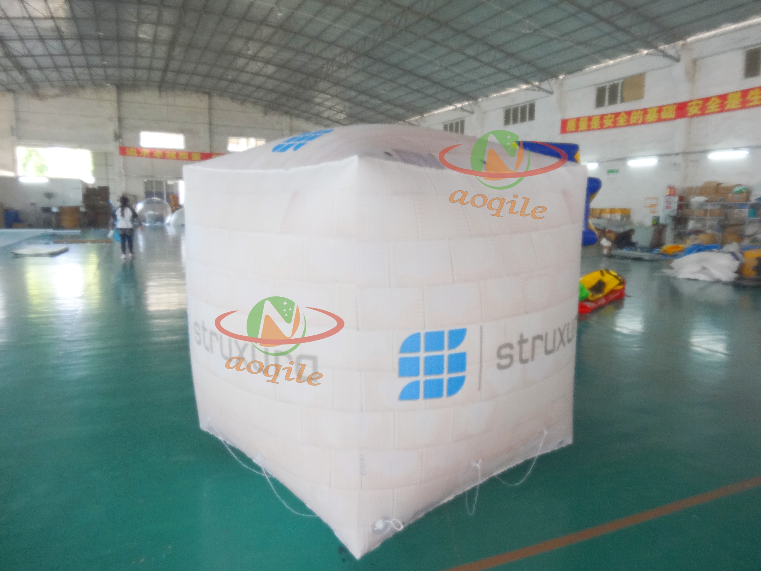 Customized Marine Inflatable Cube Marker Buoy Water Activities Inflatable Floating Advertising Buoy