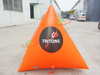 Colorful Water Inflatable Triangle Air Buoy Water Competition Floating Pyramid Buoy