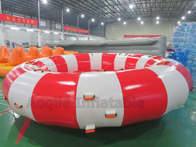 Multiplayer Extreme Sports Crazy Inflatable Saturn Water Toy Rotation Towable Disco Boat