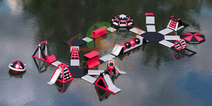 High Quality Floating Water Sports Obstacle Course Amusement Equipment Large Inflatable Water Park