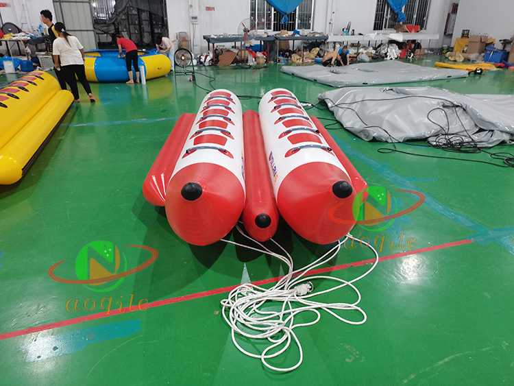 Inflatable Flying Fish Game Boat Tube Towable Water Sports Equipment Inflatable Banana Boat