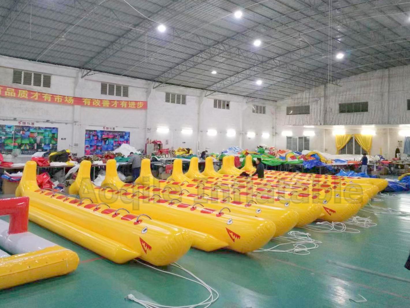 Water Inflatable Flying Fish Water Slide Tube Inflatable Toy Flying Fish Towing Banana Boat