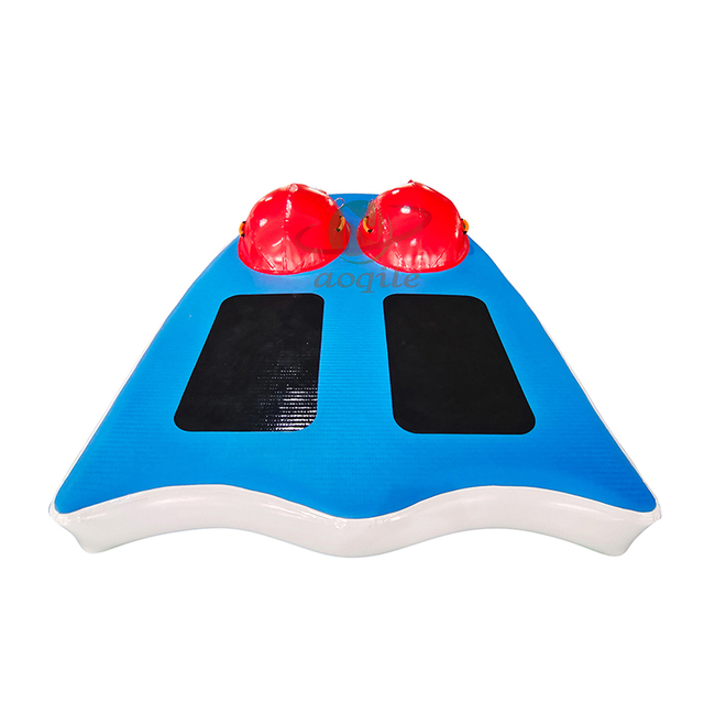High quality custom 0.6mm PVC crazy inflatable towables flying fish for water sports