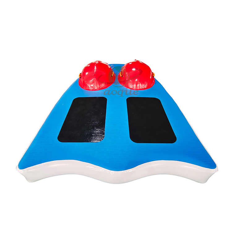 High quality custom 0.6mm PVC crazy inflatable towables flying fish for water sports