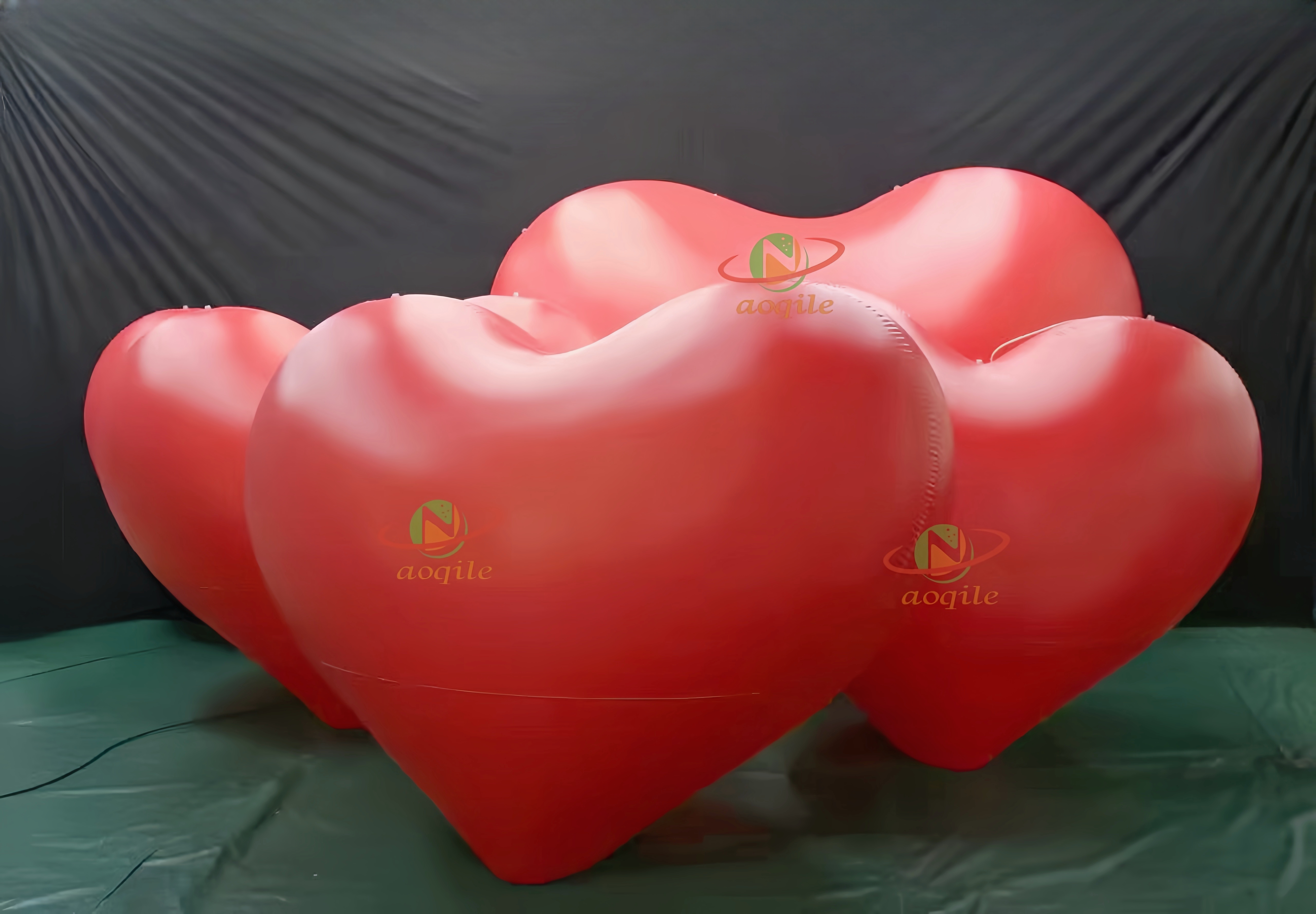 Inflatable Love Heart Shape Inflatable Balloon For Decoration For Wedding Event Inflatable Valentine Hearts