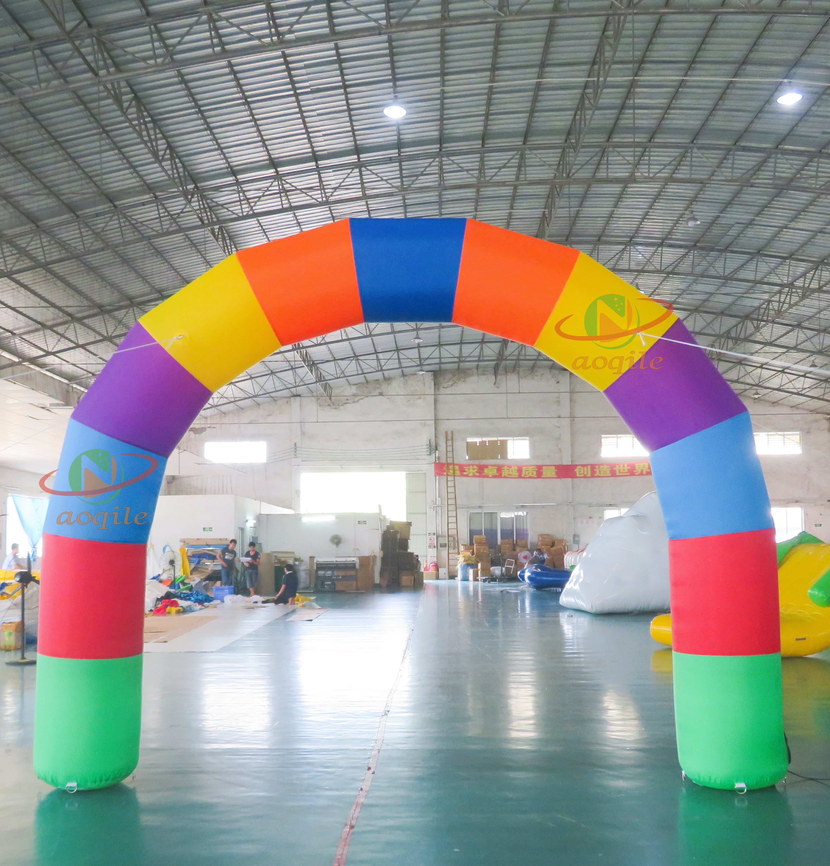 For Outdoor Custom Inflatable Entrance Advertising Arch Inflatable Race Start Finish Line Arch