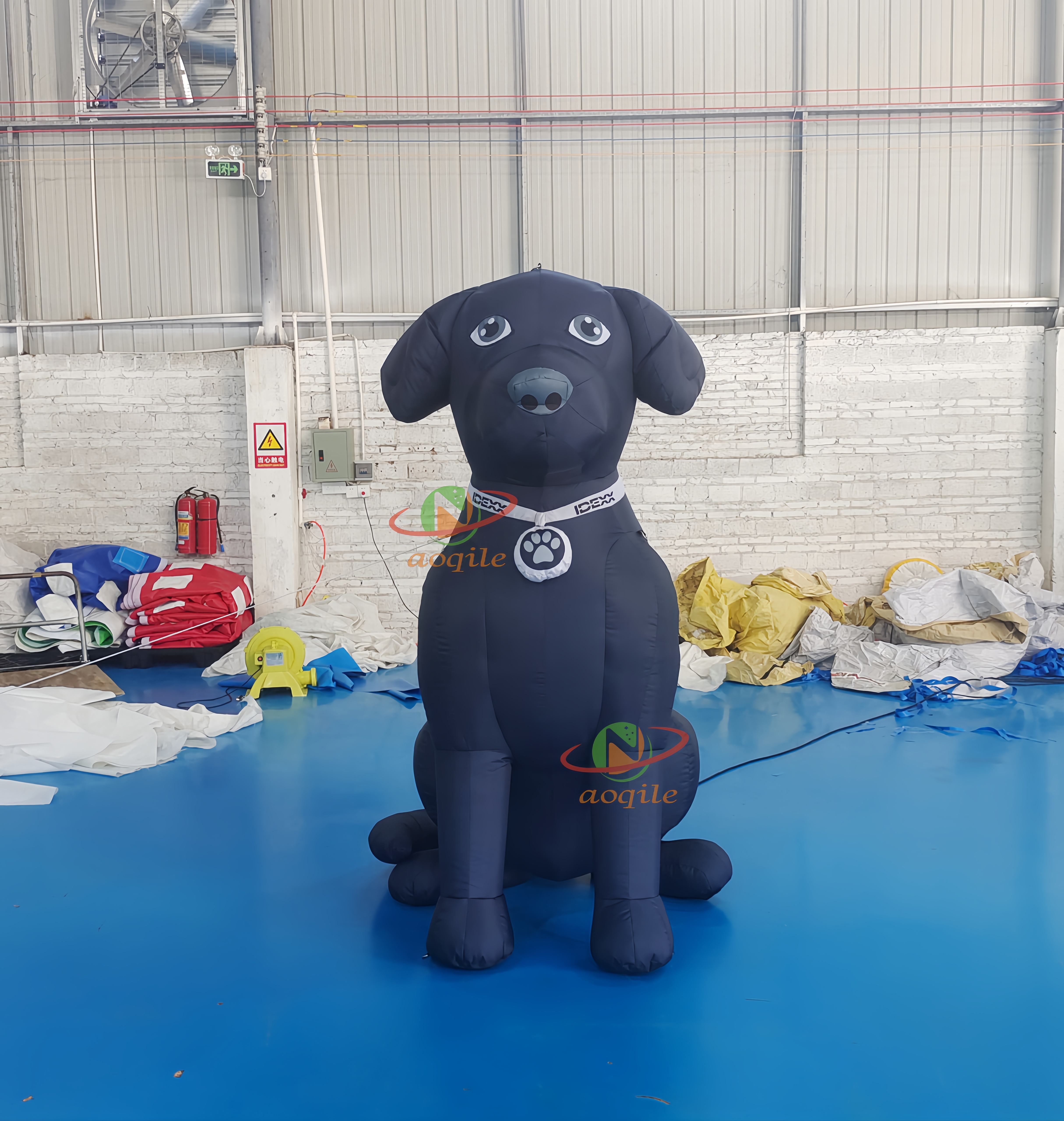 Custom giants inflatable dog/ large cartoon inflatable puppy dog model for advertising