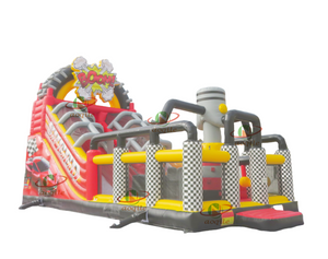Aoqile 2025 New Design Hot-selling Inflatable Car-shaped Water Slide for Events