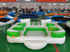 Summer Outdoor Inflatable Water Floating Island Lounge Leisure Platform Dock Water Entertainment Sofa Boat