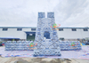Aoqile Heavy Duty Inflatable Fortress Barrier Windproof Structure for Outdoor Event Zone Division Protection for Events
