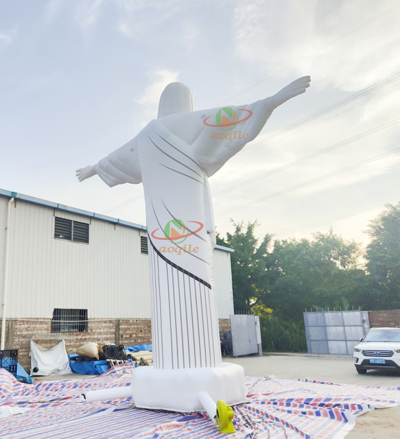 Aoqile Custom Inflatable God Sculpture UV Stabilized for Theme Park Religious Activity Decor for Events