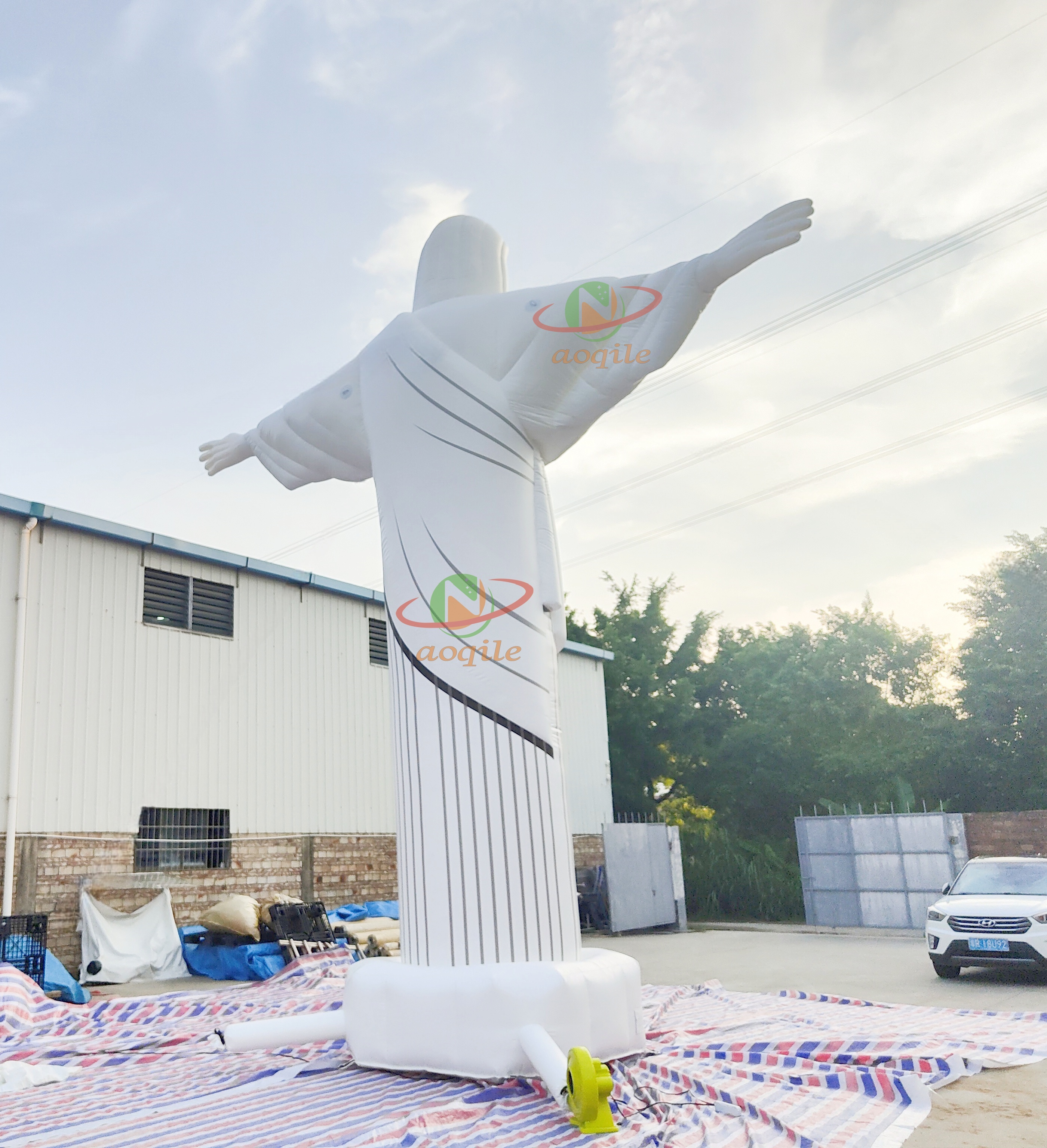 Aoqile Custom Inflatable God Sculpture UV Stabilized for Theme Park Religious Activity Decor for Events