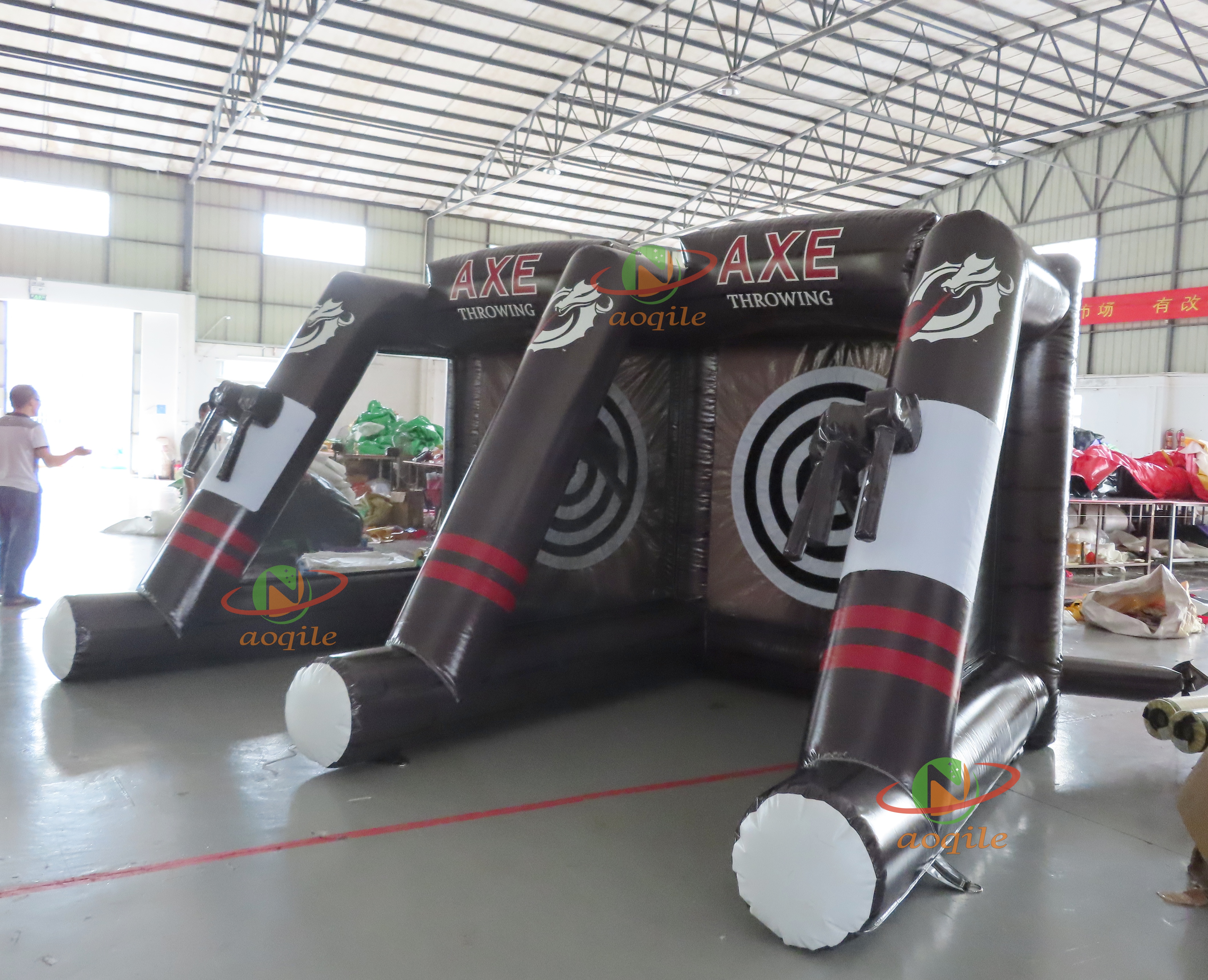 Giant Inflatable Board Vertical Inflatable Axe Throwing Game