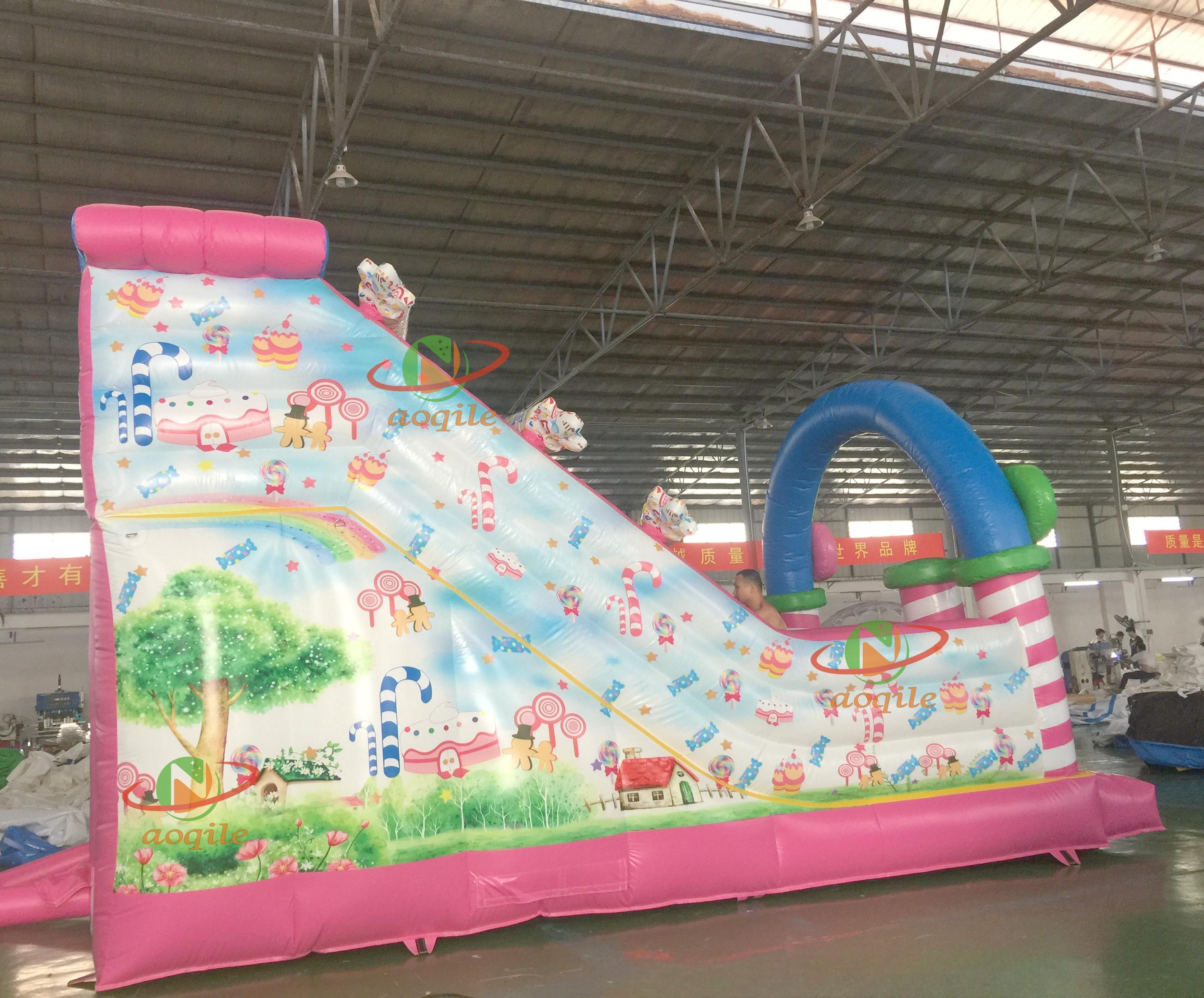 High-quality Indoor And Outdoor Customized Large Candy-patterned Water Slides