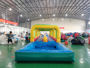 High Quality Indoor And Outdoor Inflatable Water Slide with Swimming Pool