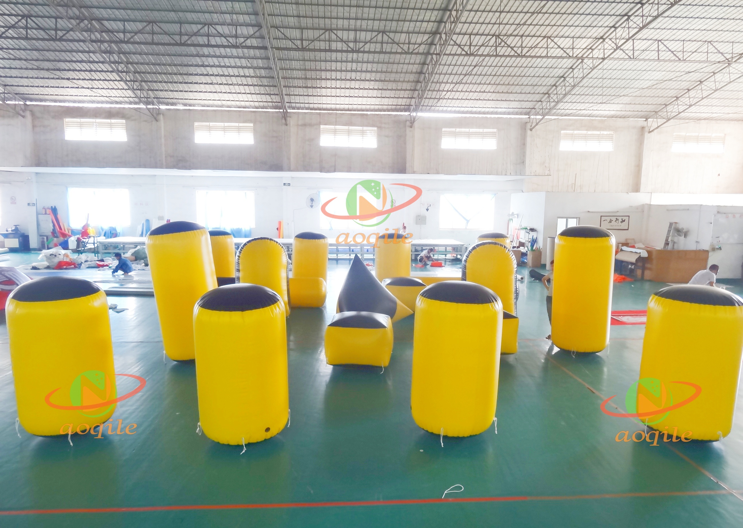 Inflatable Open Water Swimming Buoy Custom Inflatable Square Buoy Water Floating Cube Buoy