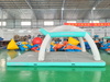New Design Summer Water Inflatable Floating Island Dock Inflatable Floating Leisure Platform With Tent