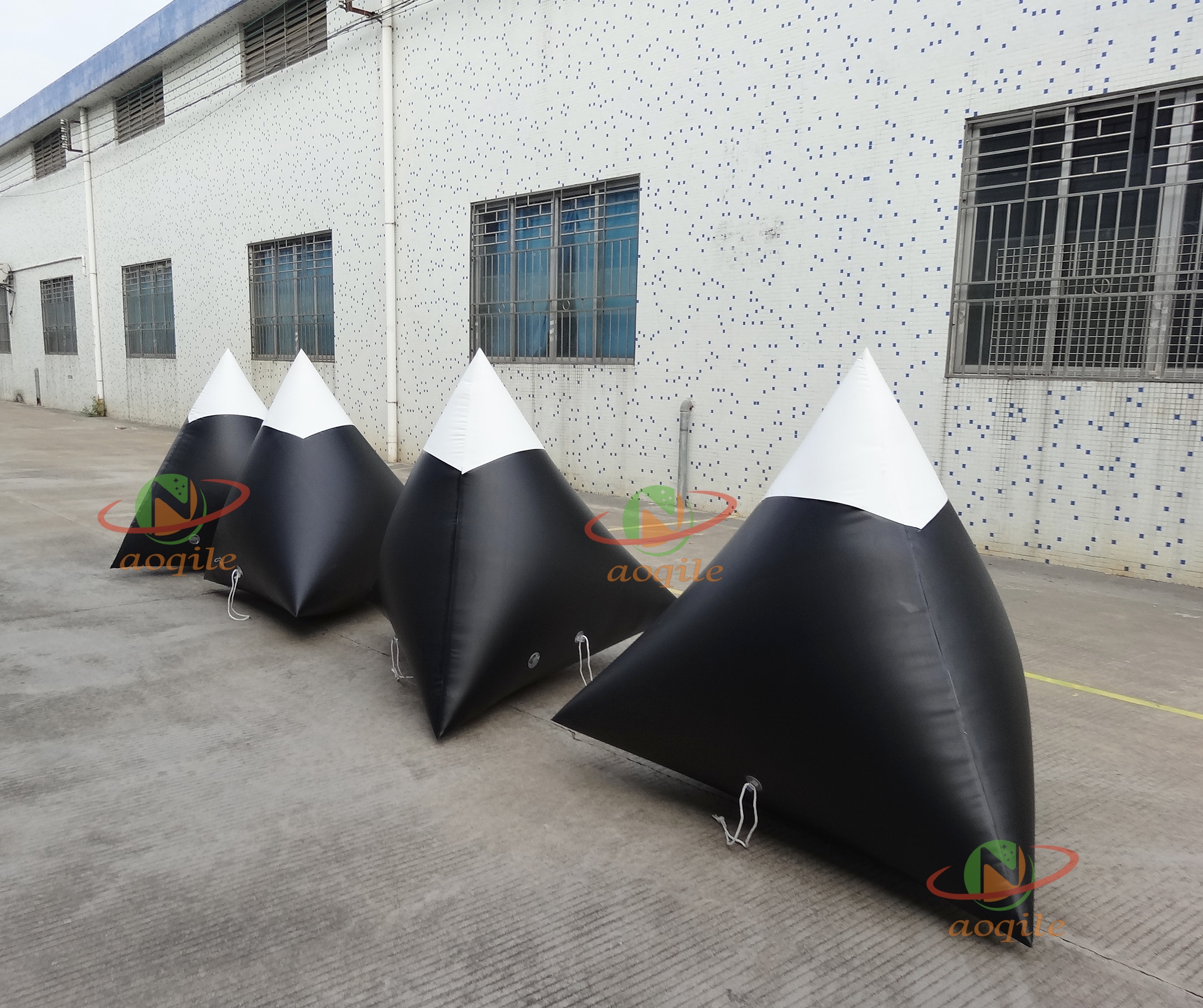 Commercial Triangle Swimming Inflatable Water Buoys, Water Park Floating Markers For Event