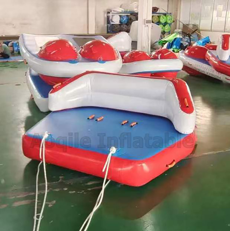 High Quality Summer Water sports Games Towable Inflatable Flying Fish Sofa