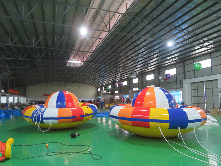 Durable Inflatable Water Saturn Boat Sea Entertainment Pvc Towable Inflatable Disco Boat