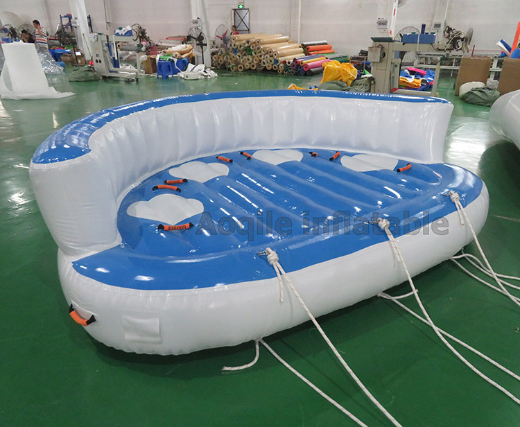 Inflatable Floating Sofa Flying Fish Water Sports Games Banana Boat Water Ski Towable Equipment