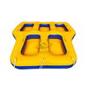 Commercial Inflatable Flying Water Rotating Toy Inflatable Water Ski Towable Five Seater Disco Boat