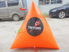 Colorful Water Inflatable Triangle Air Buoy Water Competition Floating Pyramid Buoy
